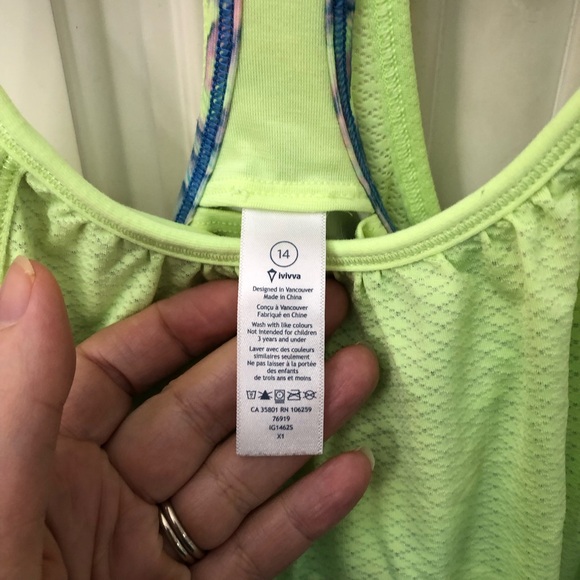 Ivivva by Lululemon girl’s Double Dutch tank top - Picture 9 of 10